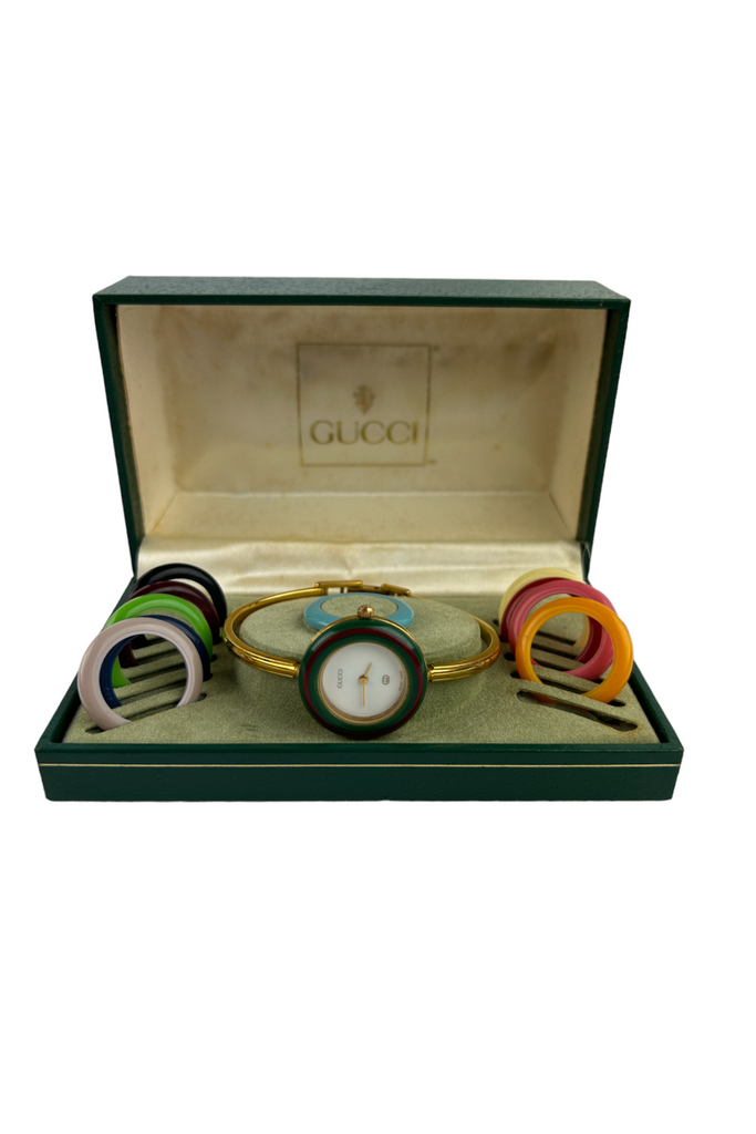 Gucci Watch with Interchangeable Bezels - irvrsbl