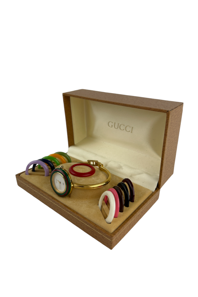 Gucci Watch with Interchangeable Bezels - irvrsbl