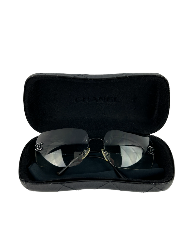 Chanel Swarovski Crystal Sunglasses - irvrsbl