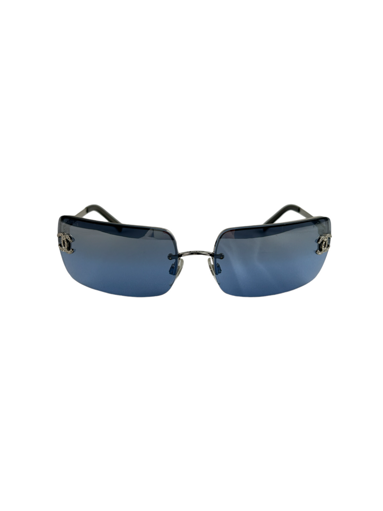 Chanel Swarovski Crystal Sunglasses - irvrsbl