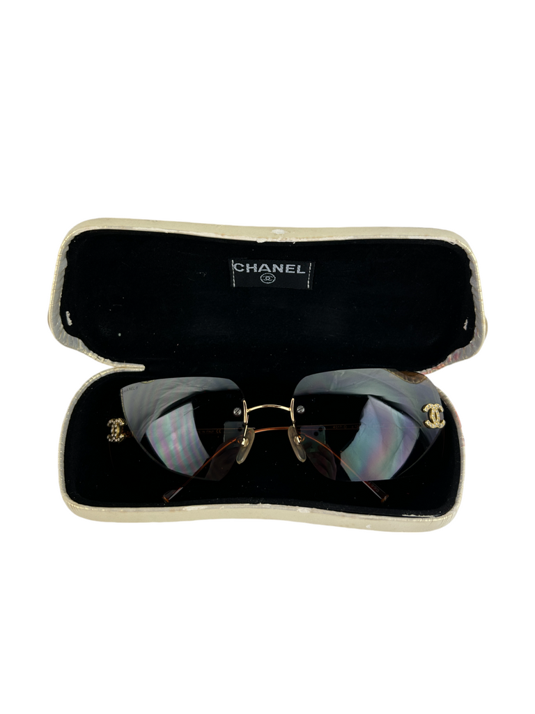 Chanel Swarovski Crystal Sunglasses - irvrsbl