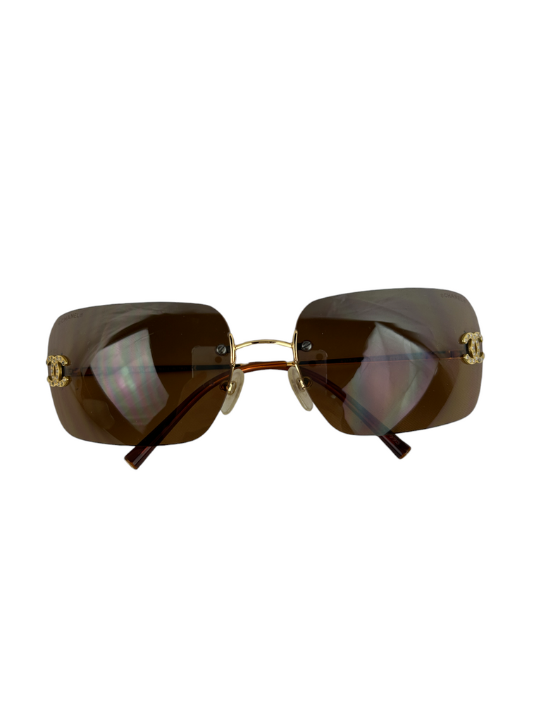 Chanel Swarovski Crystal Sunglasses - irvrsbl