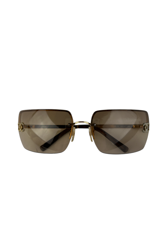 Chanel Swarovski CC Sunglasses - irvrsbl