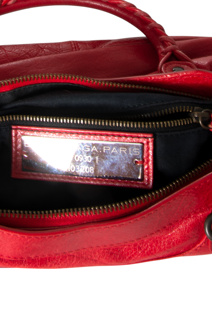 Balenciaga The First Bag in Red - irvrsbl