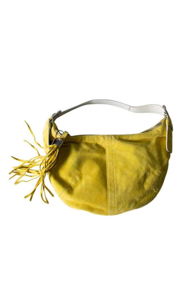 Coach Suede Yellow Bag - irvrsbl