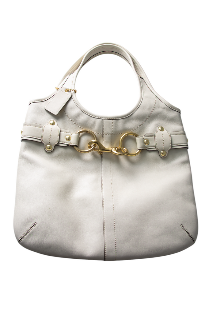 Coach Horsebit Bag in White - irvrsbl