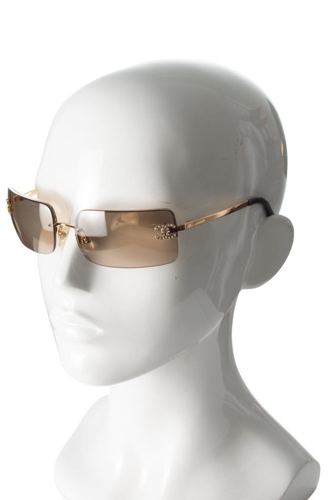 Chanel Swarovski Crystal Sunglasses - irvrsbl