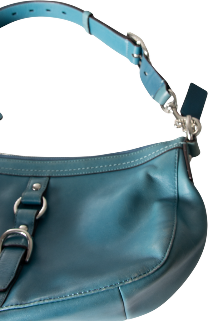 Coach Horsebit Leather Bag in Blue - irvrsbl