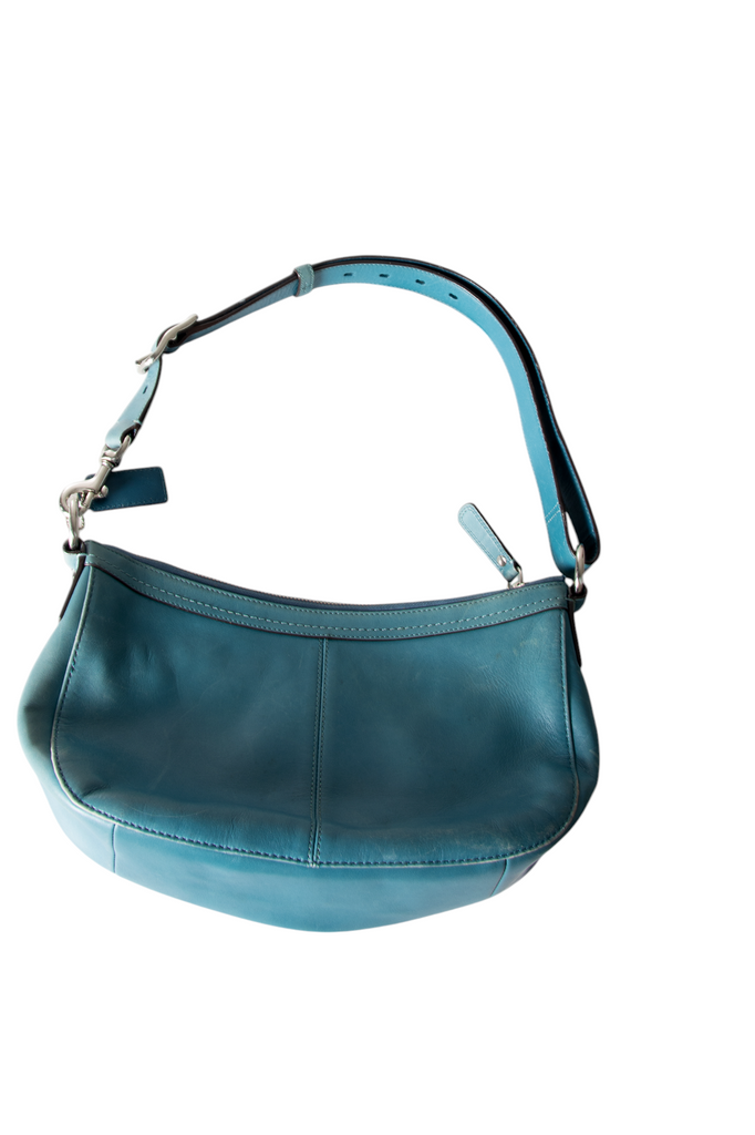 Coach Horsebit Leather Bag in Blue - irvrsbl