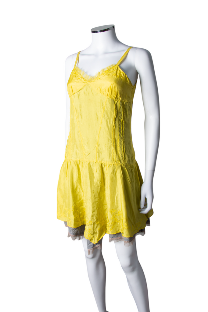 vintage Mini Yellow Dress - irvrsbl