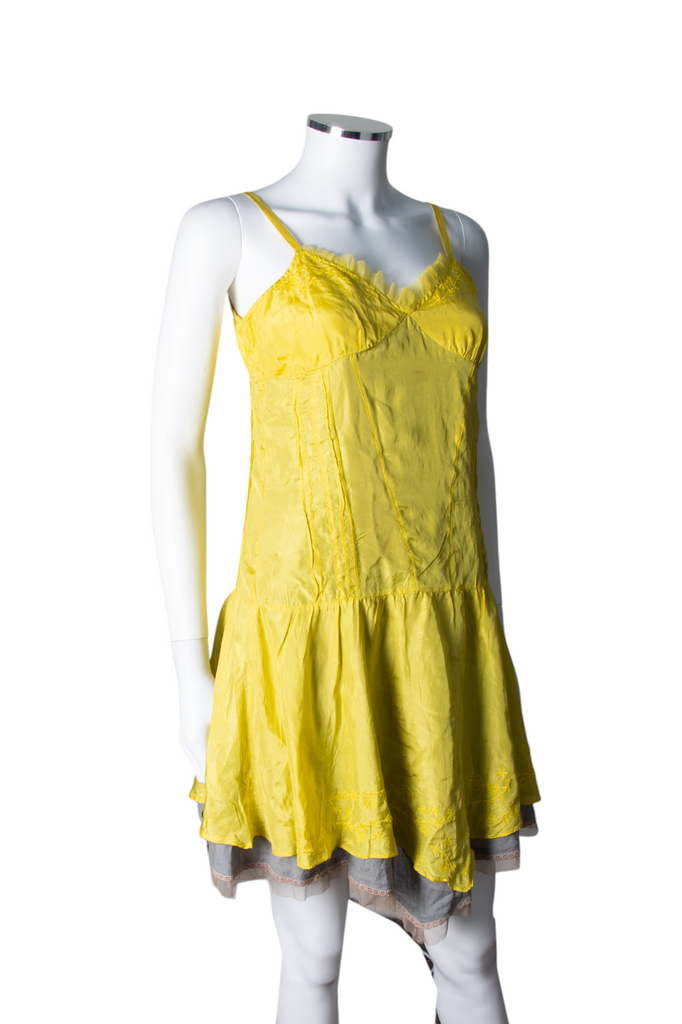 vintage Mini Yellow Dress - irvrsbl