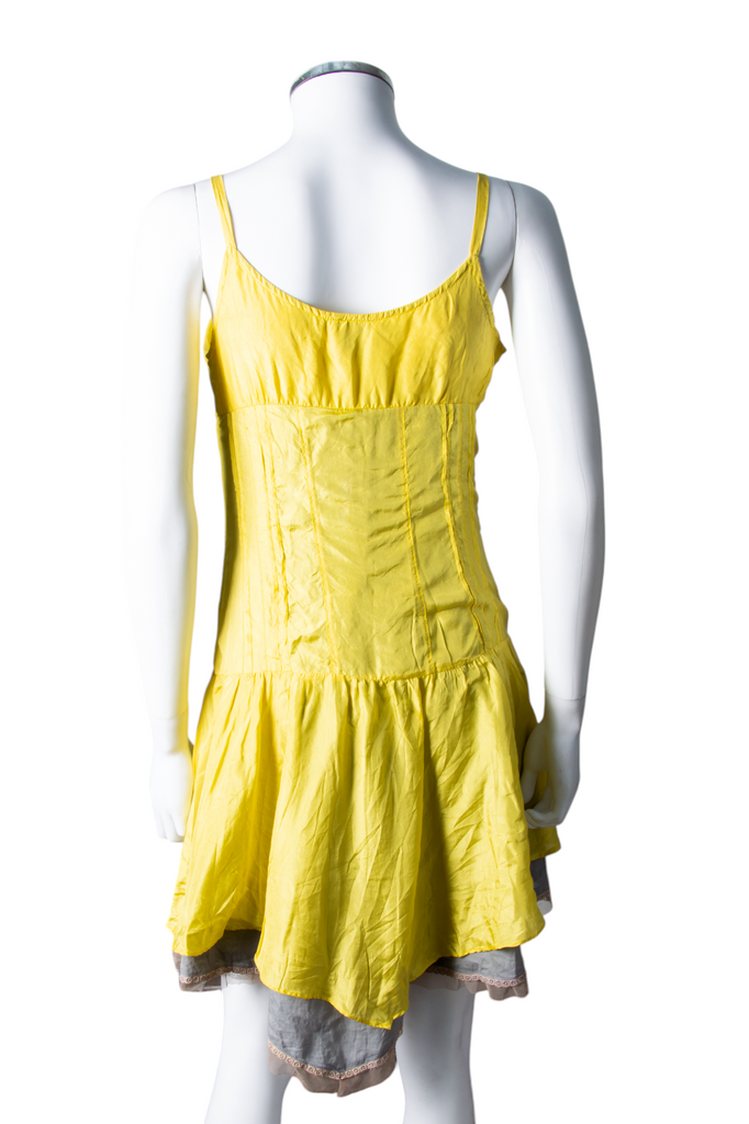 vintage Mini Yellow Dress - irvrsbl