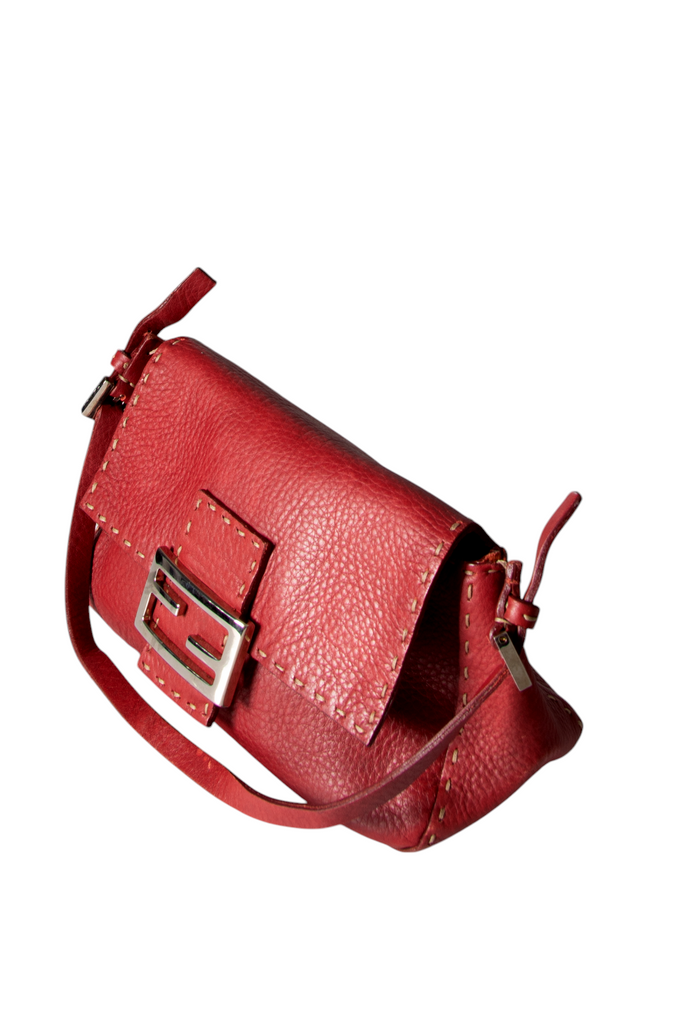 Fendi Mini Baguette in Red - irvrsbl