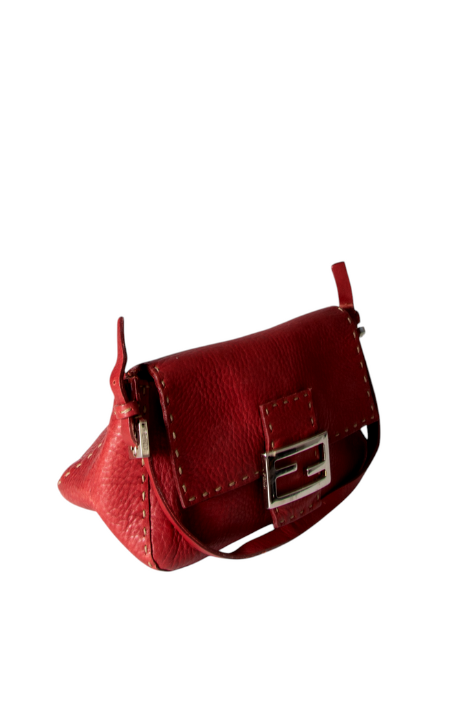 Fendi Mini Baguette in Red - irvrsbl