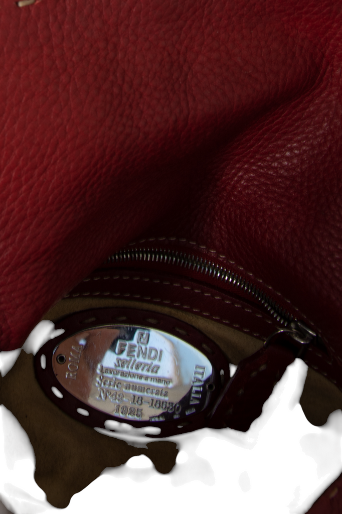 Fendi Mini Baguette in Red - irvrsbl