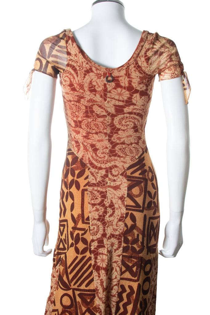 Save The Queen Squiggle Print Dress - irvrsbl