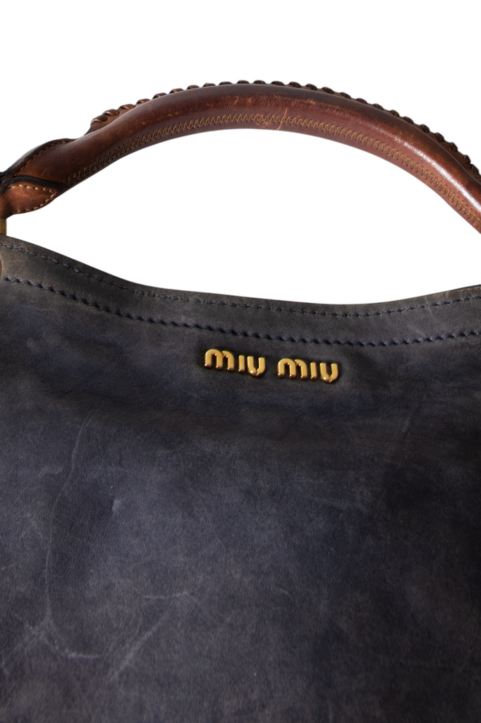 Miu Miu Navy Handbag - irvrsbl