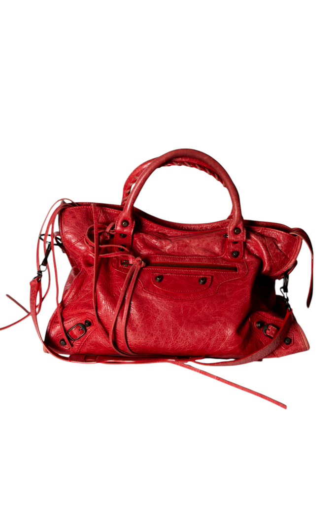 Balenciaga City Bag in Red - irvrsbl