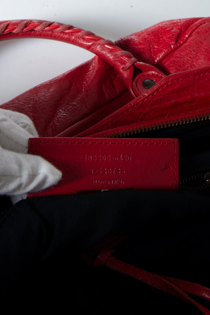 Balenciaga The First Bag in Red - irvrsbl