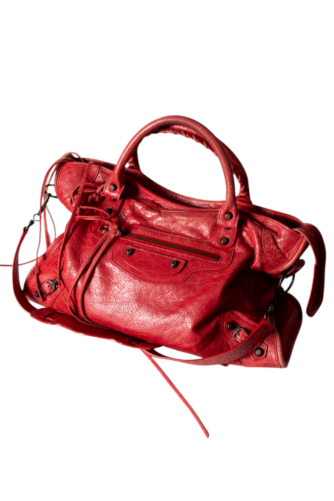 Balenciaga City Bag in Red - irvrsbl