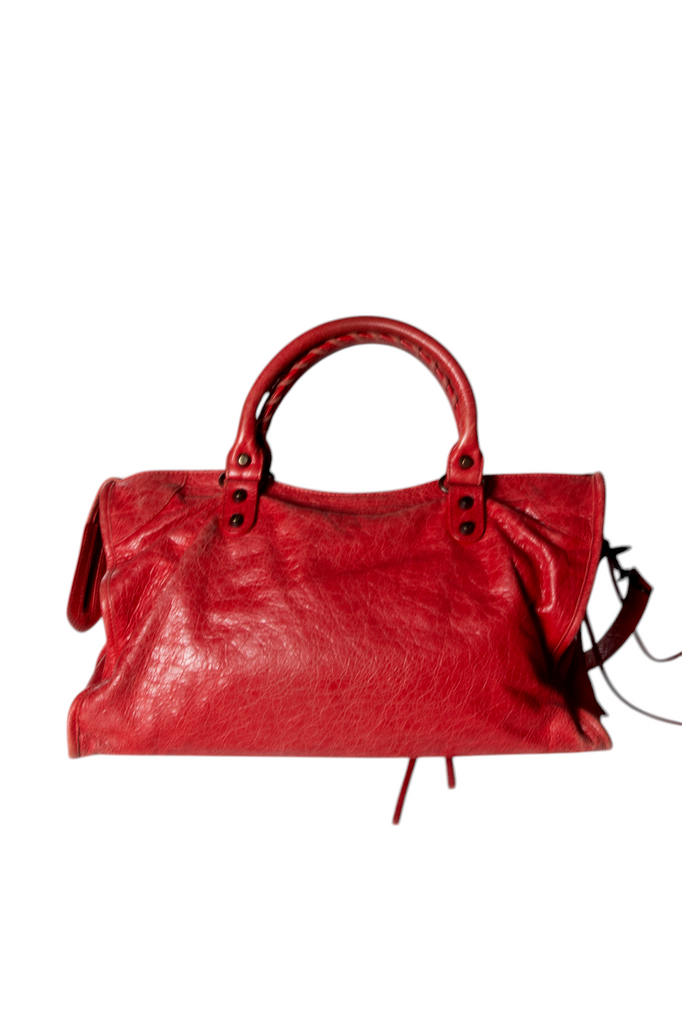 Balenciaga City Bag in Red - irvrsbl