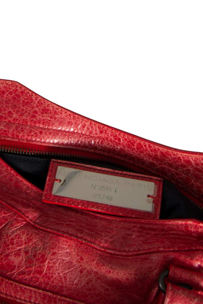 Balenciaga City Bag in Red - irvrsbl