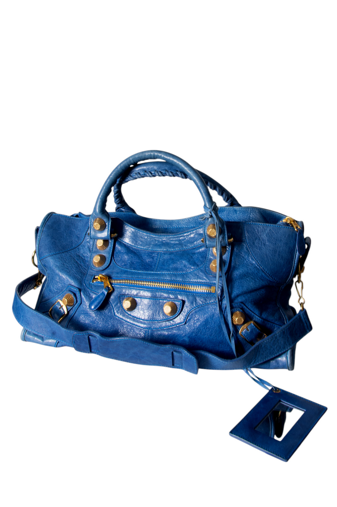 Balenciaga Part Time Giant Bag in Blue - irvrsbl