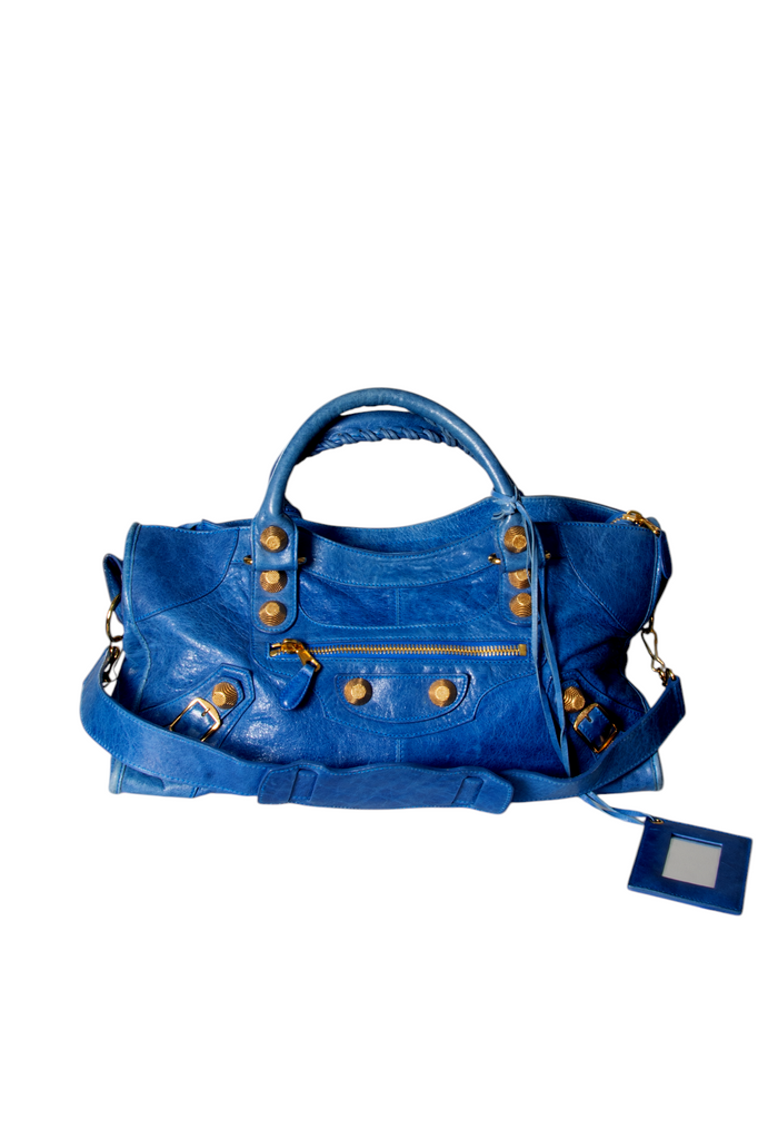 Balenciaga Part Time Giant Bag in Blue - irvrsbl