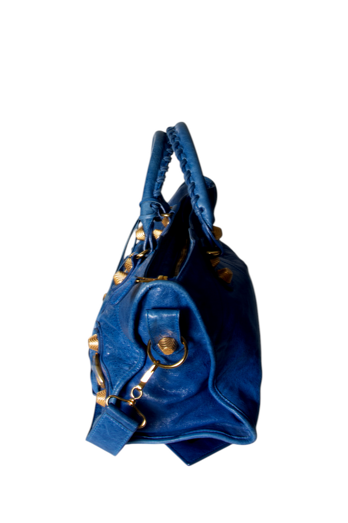 Balenciaga Part Time Giant Bag in Blue - irvrsbl