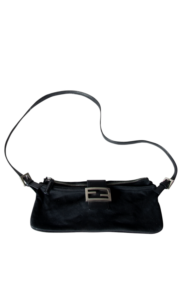 Fendi Crossbody Baguette in Black - irvrsbl