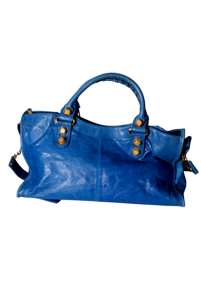 Balenciaga Part Time Giant Bag in Blue - irvrsbl