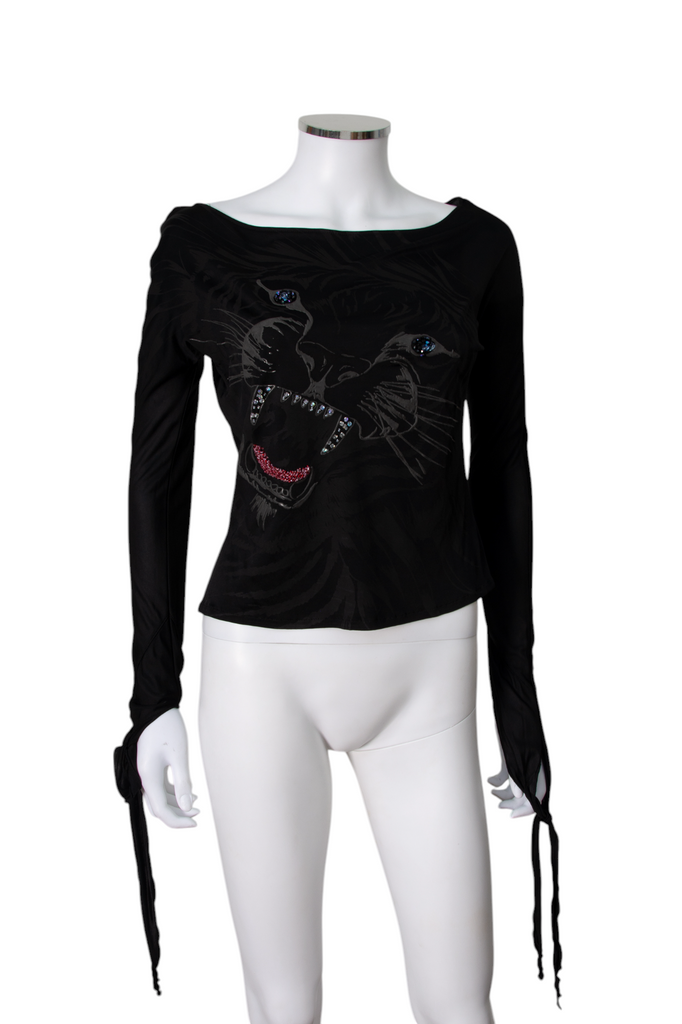 Roberto Cavalli Panther Top - irvrsbl