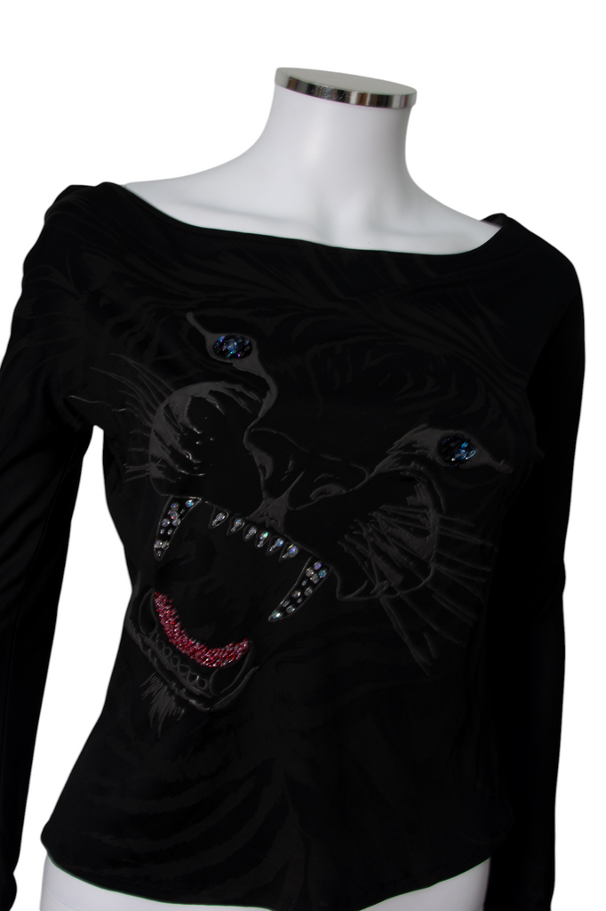 Roberto Cavalli Panther Top - irvrsbl