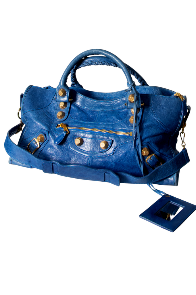 Balenciaga Part Time Giant Bag in Blue - irvrsbl