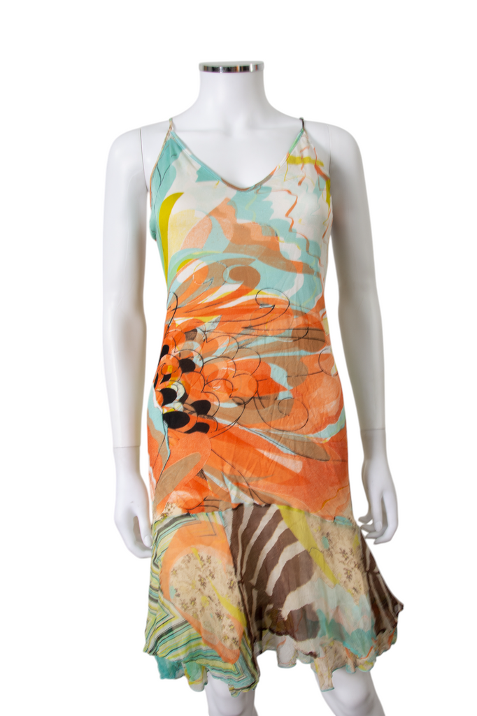 Roberto Cavalli Watercolour Dress - irvrsbl