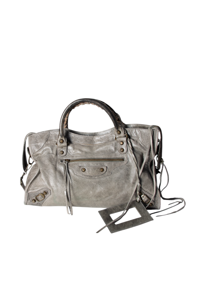 Balenciaga City Bag in Grey - irvrsbl