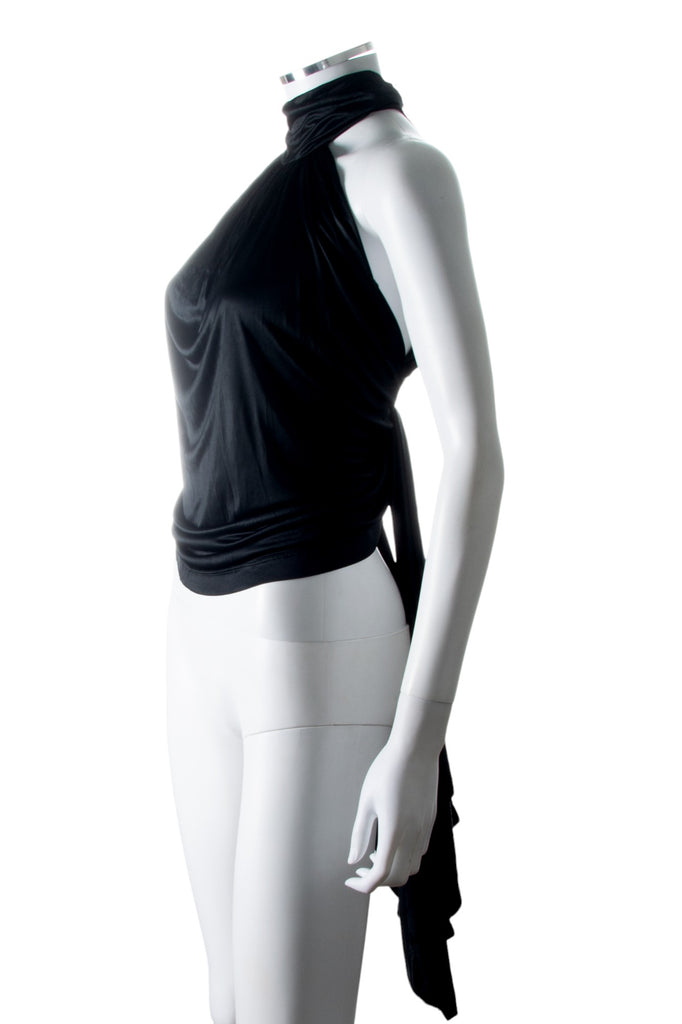Plein Sud Draped Top with Tie at Back - irvrsbl