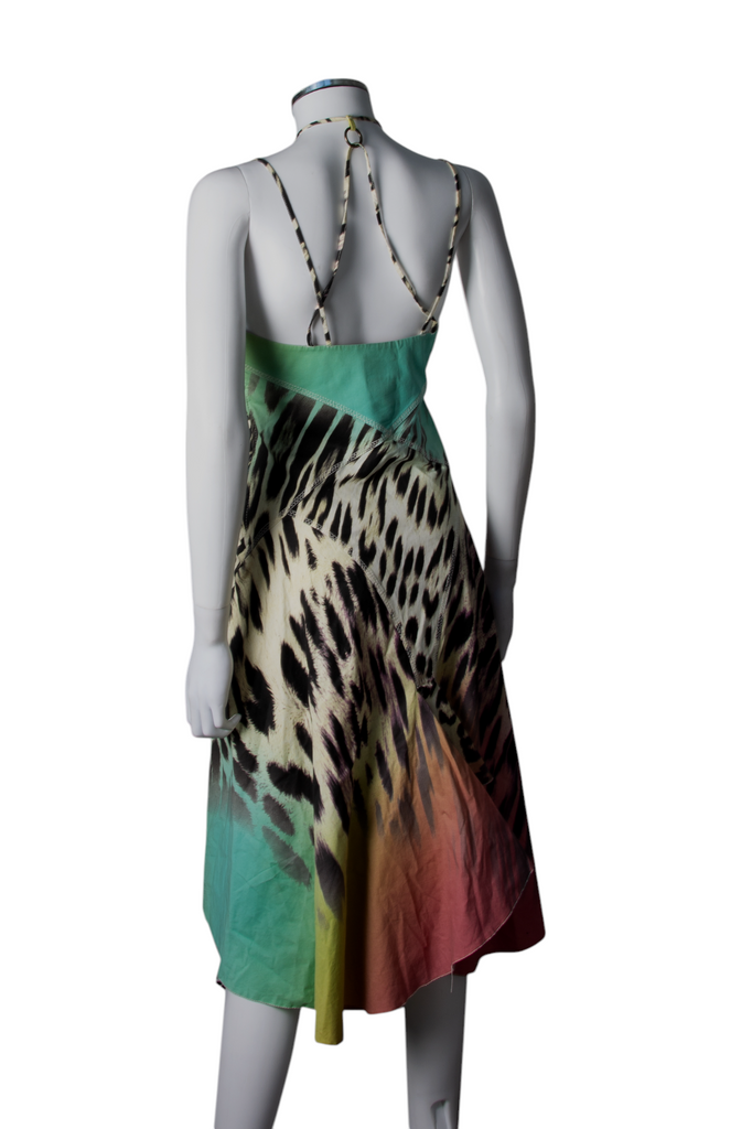 Roberto Cavalli Animal Print Bustier Dress - irvrsbl