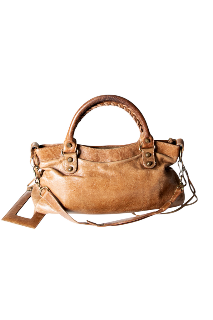 Balenciaga The First Bag in Brown - irvrsbl