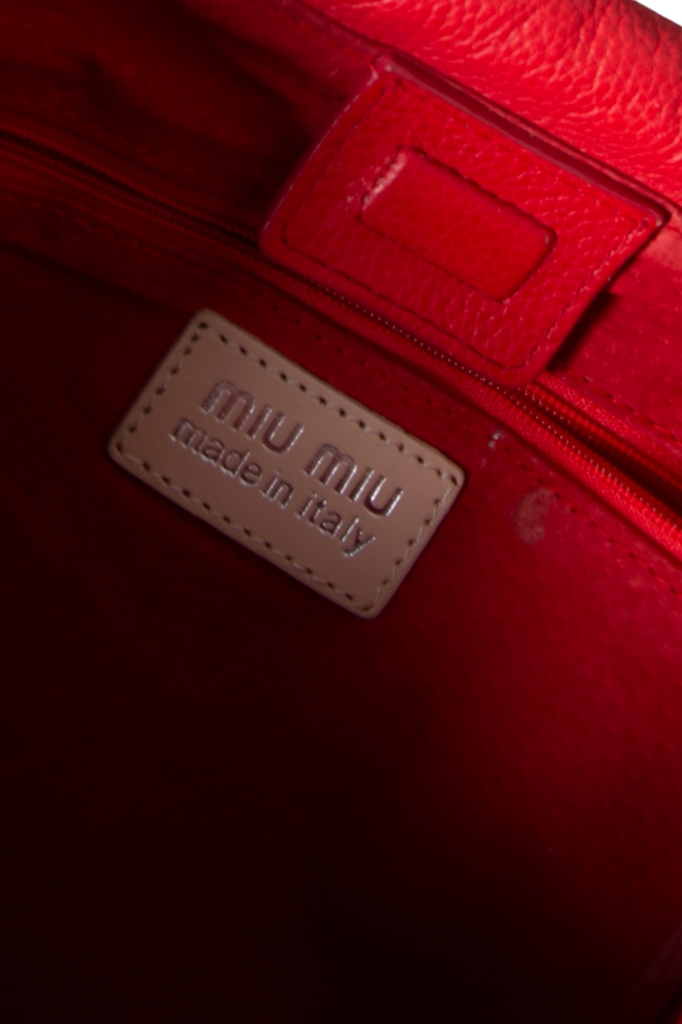 Miu Miu Red Top Handle Bag - irvrsbl