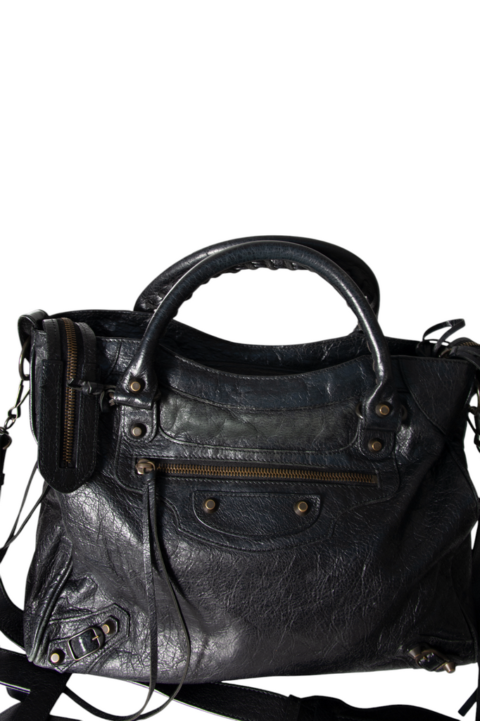 Balenciaga The Town Bag in Black - irvrsbl