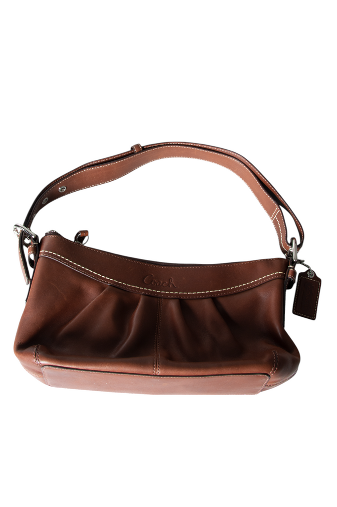 Coach Brown Leather Handbag - irvrsbl