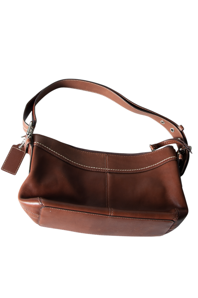 Coach Brown Leather Handbag - irvrsbl