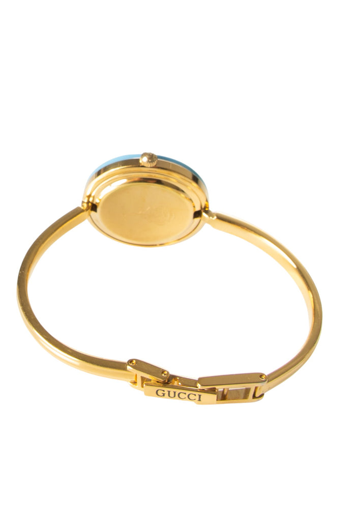 Gucci Gold Plated Authentic Multi Bezel Bracelet Watch with 12 Bezels - irvrsbl