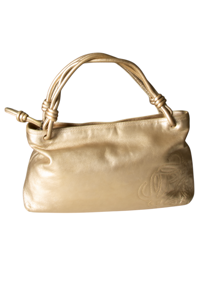 Loewe Anagram Bag in Gold - irvrsbl