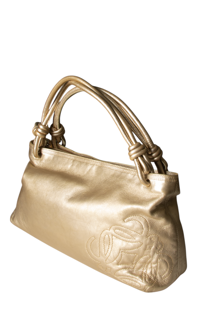 Loewe Anagram Bag in Gold - irvrsbl