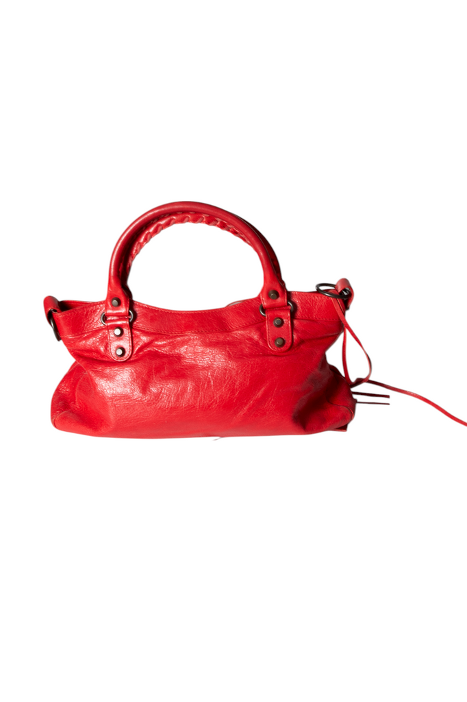 Balenciaga The First Bag in Red - irvrsbl