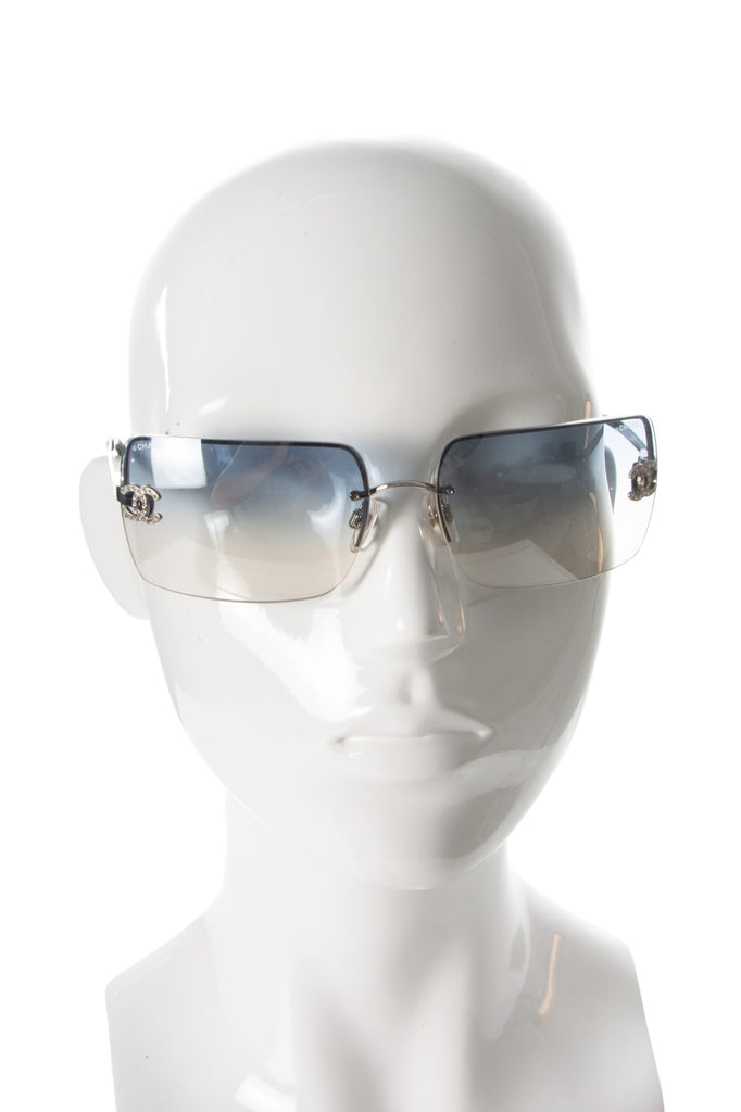Chanel Ombre Swarovski Crystal Sunglasses - irvrsbl