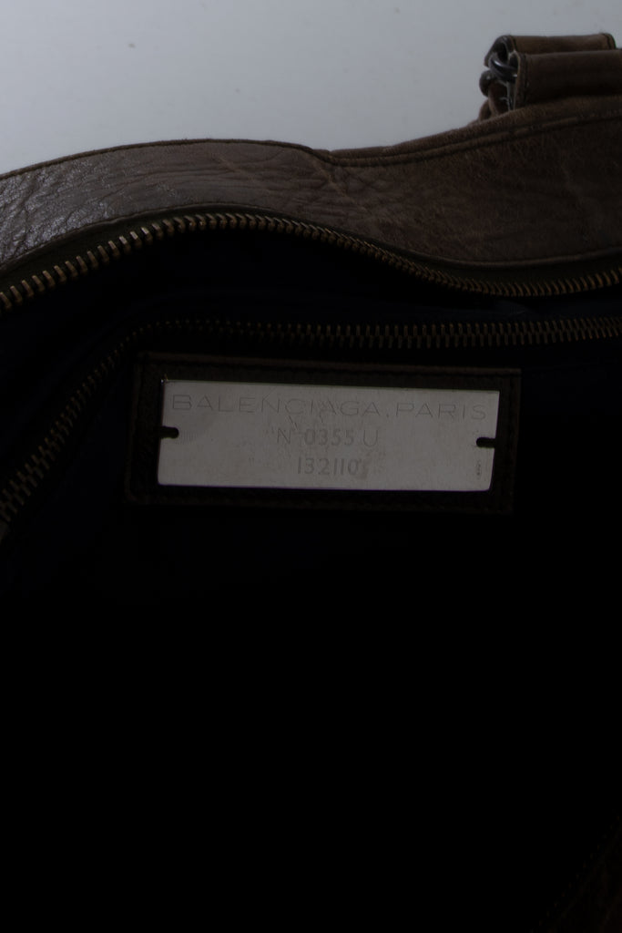 Balenciaga City Work Bag in Brown - irvrsbl