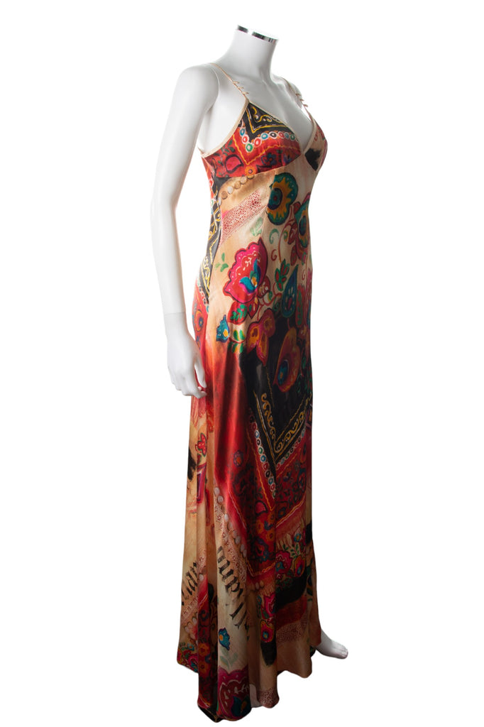 John Galliano Paisley Print Silk Dress - irvrsbl